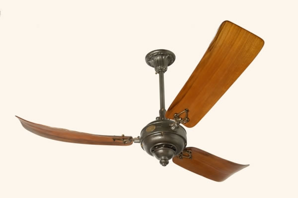 Ventilatore da soffitto vintage industriale senza luce - Design semplice